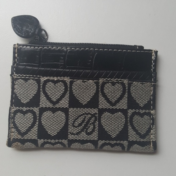 Brighton Leather Heart Card Holder - Picture 1 of 5